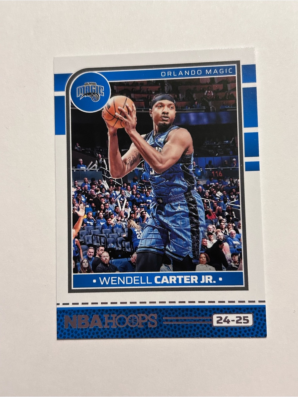 Wendell Carter Jr. Orlando Magic NBA Hoops Card - Blue/White